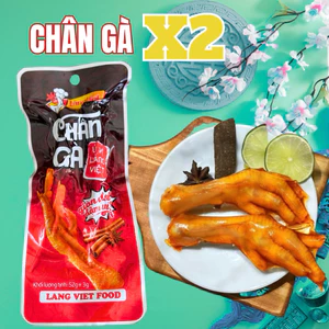 Combo 10 Chân gà X2 /1 Bịch 52g ủ vị