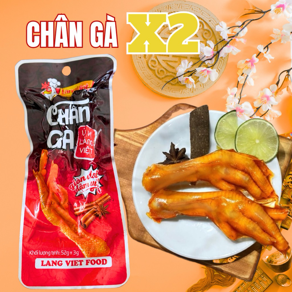 Combo 15 Chân gà X2 /1 Bịch 52g