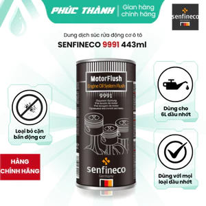 Dung Dịch Súc Rửa, Loại Bỏ Cặn Bẩn Động Cơ Ô Tô SENFINECO 9991 Lon 443ml Nhập Khẩu Đức - Chính Hãng