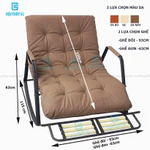 Ghế bập bênh đôi, ghế thư giãn đôi 2 người cao cấp da PU nhiều phiên bản chân đen oval phủ sơn tĩnh điện Nội thất 5C — ảnh 4