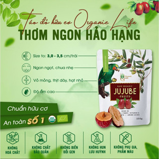 Táo Đỏ Thiểm Tây Hữu Cơ Organic Life - nấu chè dưỡng nhan, chưng yến