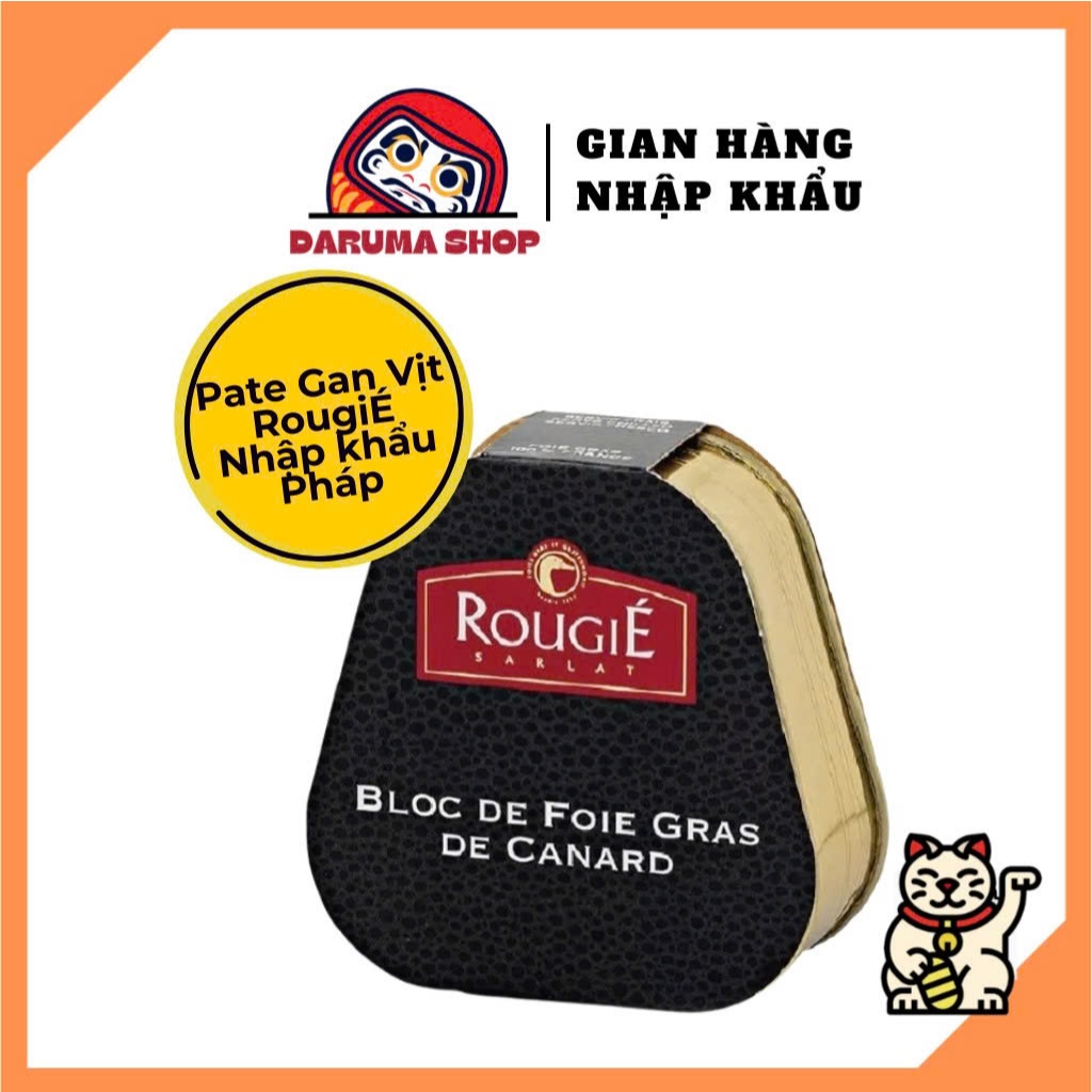 Pate gan vịt Rougié nhập khẩu Pháp - Bloc de Foie Gras Rougié, Pate gan ...
