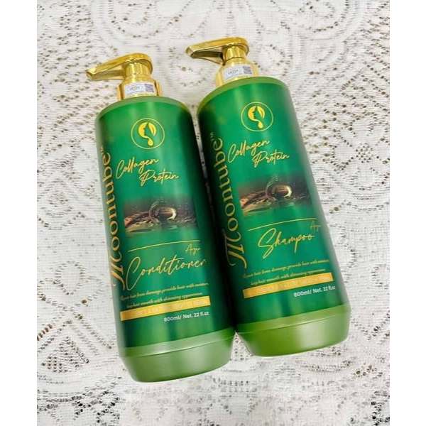 Bộ dầu gội xả Moontube Argan 800ml