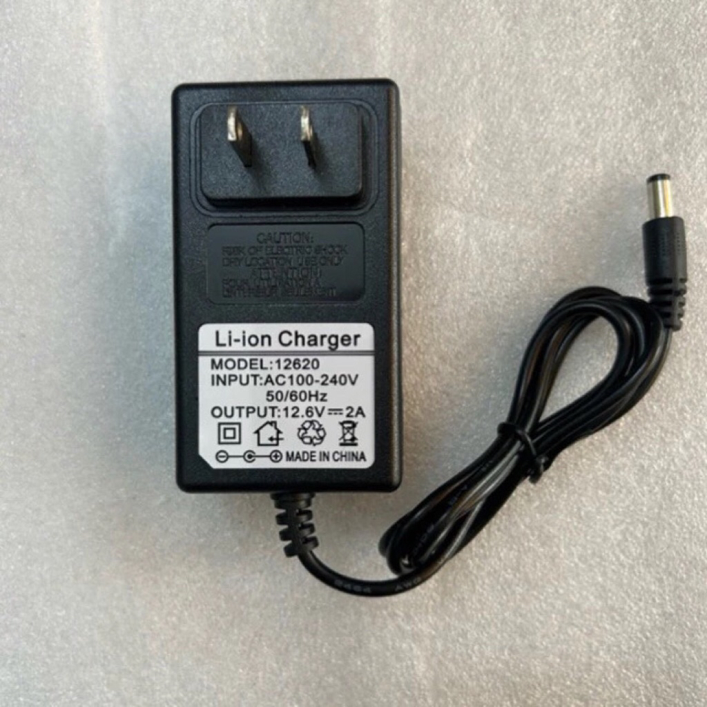 [Jack 5.5mm] Sạc pin áo điều hoà, quạt tích điện, đèn tích điện 12v 2a