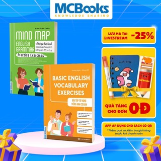 Sách - Ôn luyện hè- Combo Bài tập từ vựng và ngữ pháp cơ bản - Phân loại lẻ/combo