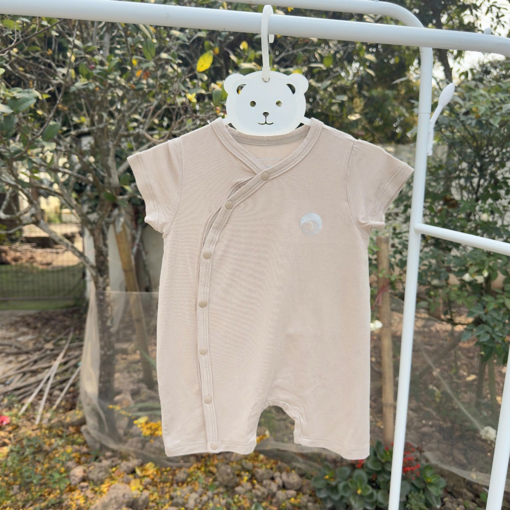 Body Đùi Sơ Sinh Cộc Tay Vải Sợi Petit Mềm Mịn Lành Tính - Hàng Chính Hãng MIN0358-6