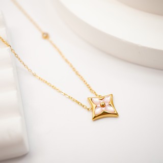 Bộ quà tặng "Ngọt Ngào" LAMY Dây chuyền nữ Four Leaves Necklace 6450 - Hộp 7016
