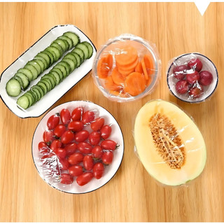 [SET 5 TÚI ] Túi gấu bọc đồ ăn chất liệu PE co dãn chun siêu dai, màng bọc thực phẩm tiện lợi, nhanh gọn, tiết kiệm
