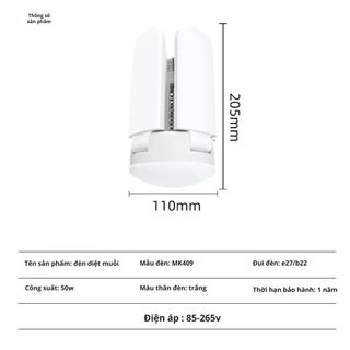 Đèn LED Diệt Muỗi Kachi MK409 – Chiếu Sáng Hiệu Quả, Bảo Vệ Gia Đình Mỗi Ngày