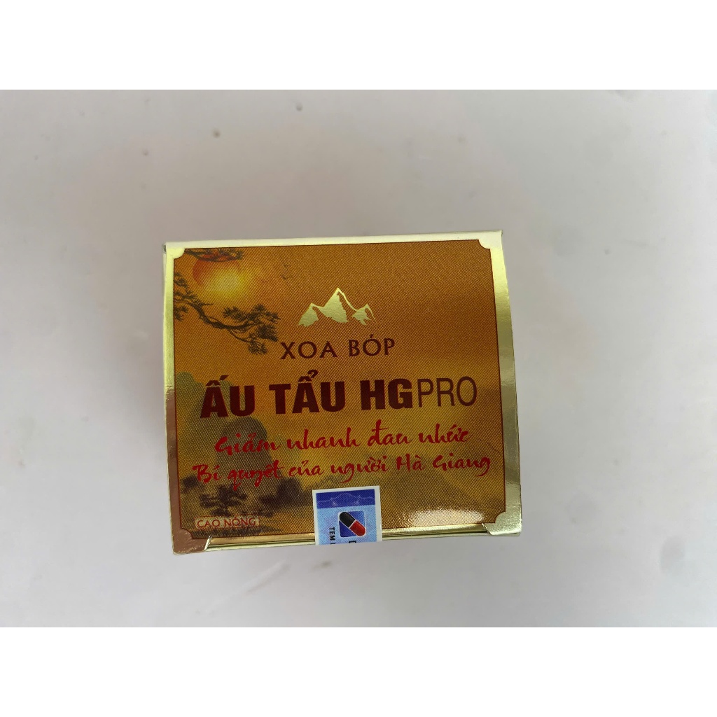 Hũ Xoa Bóp Ấu tẩu HG PRO, Hỗ trợ giảm các chứng đau nhức, đau mỏi cơ, đau lưng, đau vai gáy, bầm tím