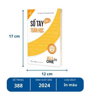 Sách - Sổ tay toán học cấp 3 - All in one