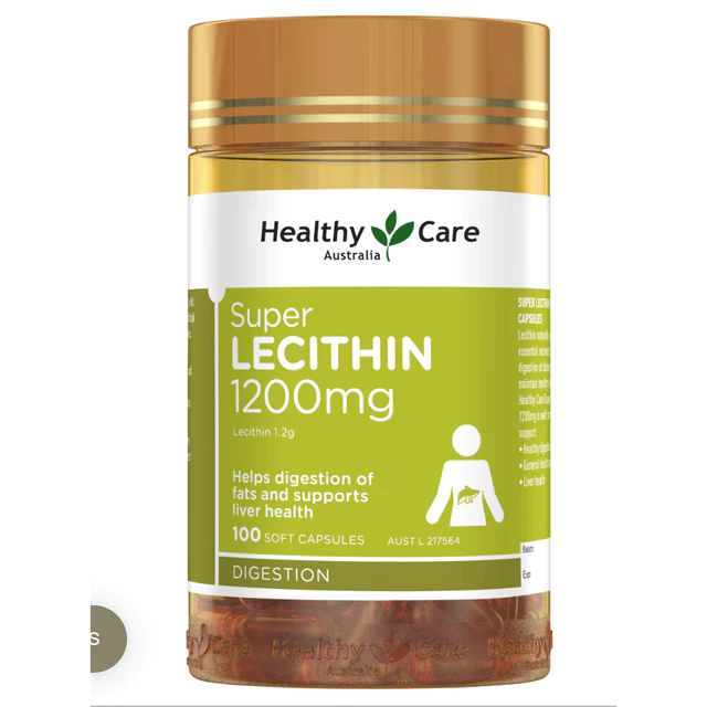 Viên uống mầm đậu nành Healthy Care Super Lecithin 100 viên