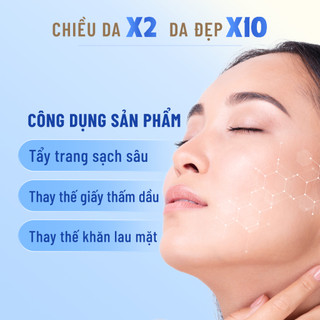 Bông tẩy trang làm sạch da Bông Bạch Tuyết Calla Sạch Sâu 500Gr (600 Miếng/Gói)