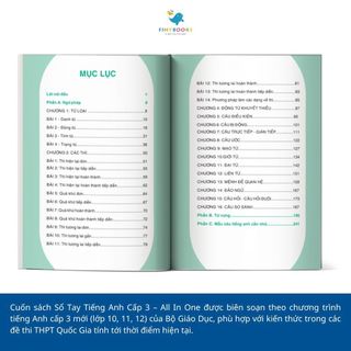 Sách - Combo sổ tay kiến thức all in one khối D00