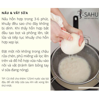 Nước cốt muối Sahu - dung dịch Nigari dùng làm đậu phụ, phô mai tươi 500ml