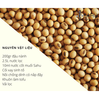 Nước cốt muối Sahu - dung dịch Nigari dùng làm đậu phụ, phô mai tươi 500ml