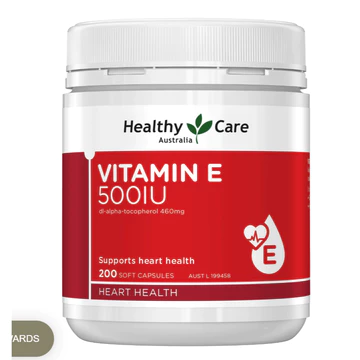(date 2028) Viên uống bổ sung Vitamin E Healthy Care Vitamin E 500iu, 200 viên ( vtm E HC )