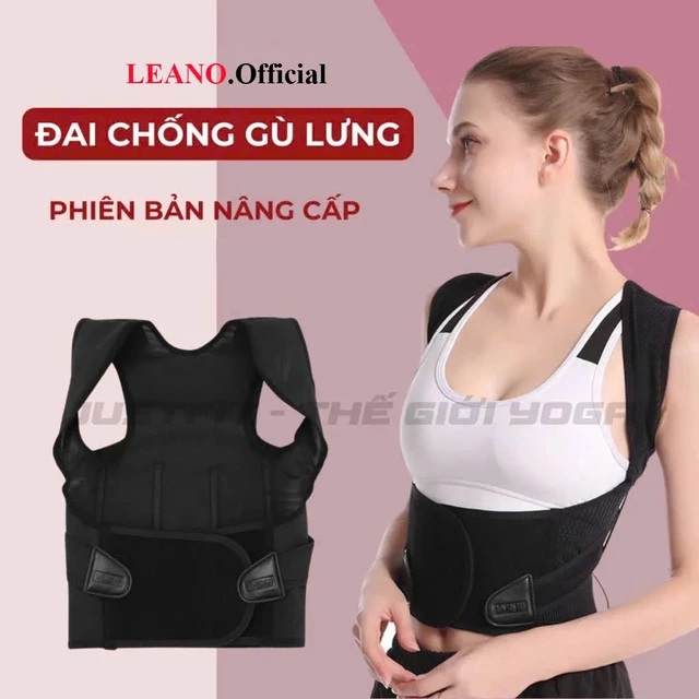 Đai chống gù lưng LEANO, Đai chống gù điều chỉnh tư thế hỗ trợ định hình, cải thiện vóc dáng 223