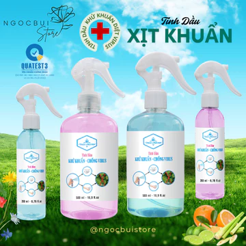 Tinh dầu sả chanh xịt khử khuẩn Thảo Nguyên sạch khuẩn nhanh, khử mùi hiệu quả, an toàn sử dụng