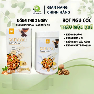 [ MẪU MỚI ] Ngũ Cốc Dinh Dưỡng 500g – Ngũ Cốc Thảo Mộc Quê Handmade Tự Nhiên – Bữa Sáng Tiện Lợi