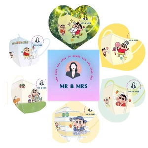 Khẩu Trang Hoạt Hình Cushin và cho cưng Cho Bé 3-12T