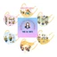 Khẩu Trang Hoạt Hình Minions Vàng Cho Bé 0-3T