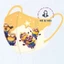 Khẩu Trang Hoạt Hình Minions Vàng Cho Bé 0-3T