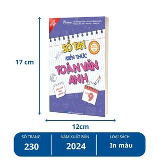 Sách - Combo Sổ tay kiến thức Toán - Văn - Anh THCS (lớp 6 - lớp 9) - Cập nhật kiến thức mới 2025