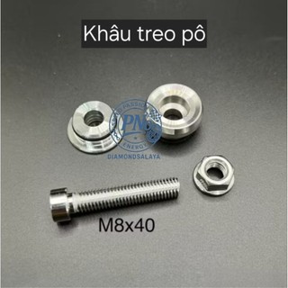 DIAMOND SALAYA - Khâu treo pô -  Inox304 dành cho các dòng xe Dream Wave Future