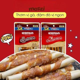Snack cho chó Doggyman Xương Que cuốn nhúng thịt gà collagen