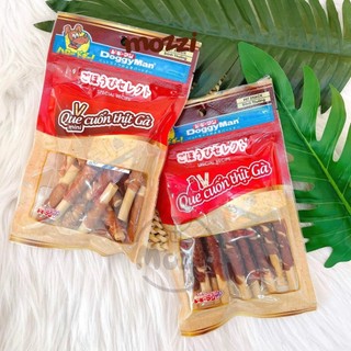 Snack cho chó Doggyman Xương Que cuốn nhúng thịt gà collagen