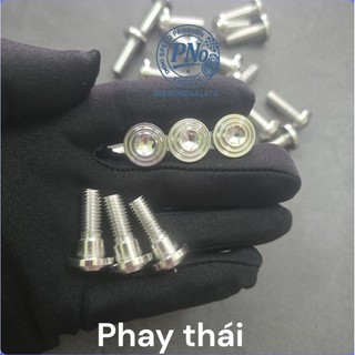 DIAMOND SALAYA - ỐC ĐĨA 8li25 gờ SALAYA - THÁI (CÓ GỜ) NHƯ ZIN - INOX304 chỉ dành xe HON