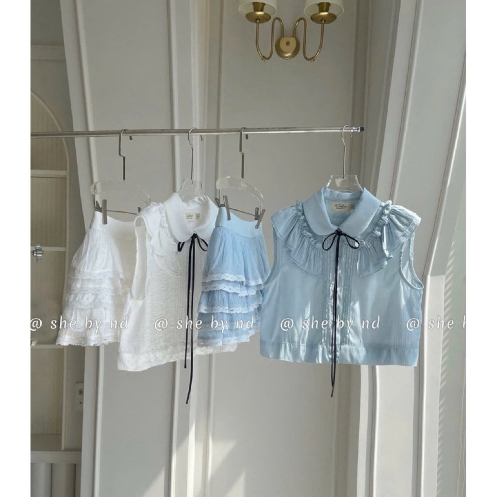 @Ssu.Studio// [SẴN] SHEBYND BỘ SET ÁO VÀ CHÂN VÁY BÈO TẦNG SIU XINH