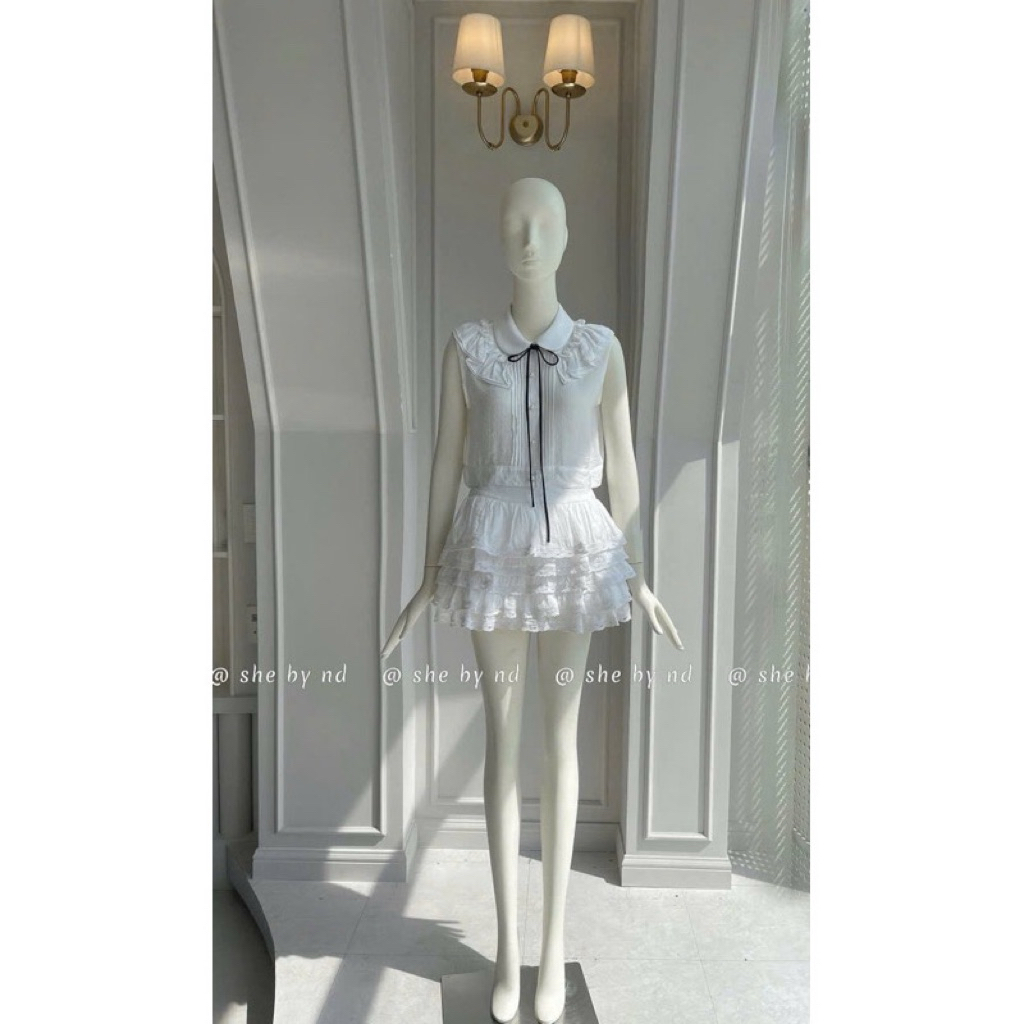 @Ssu.Studio// [SẴN] SHEBYND BỘ SET ÁO VÀ CHÂN VÁY BÈO TẦNG SIU XINH