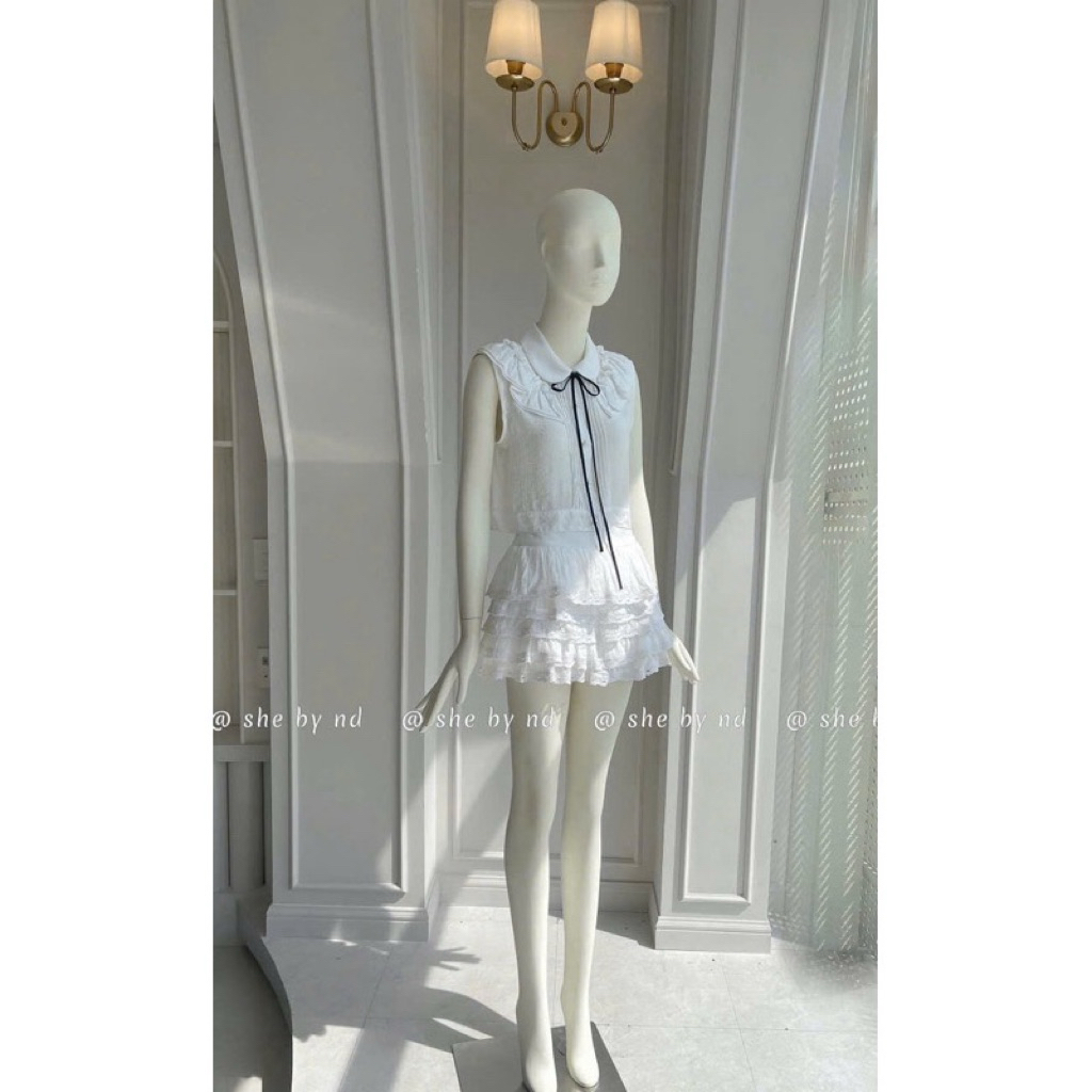 @Ssu.Studio// [SẴN] SHEBYND BỘ SET ÁO VÀ CHÂN VÁY BÈO TẦNG SIU XINH