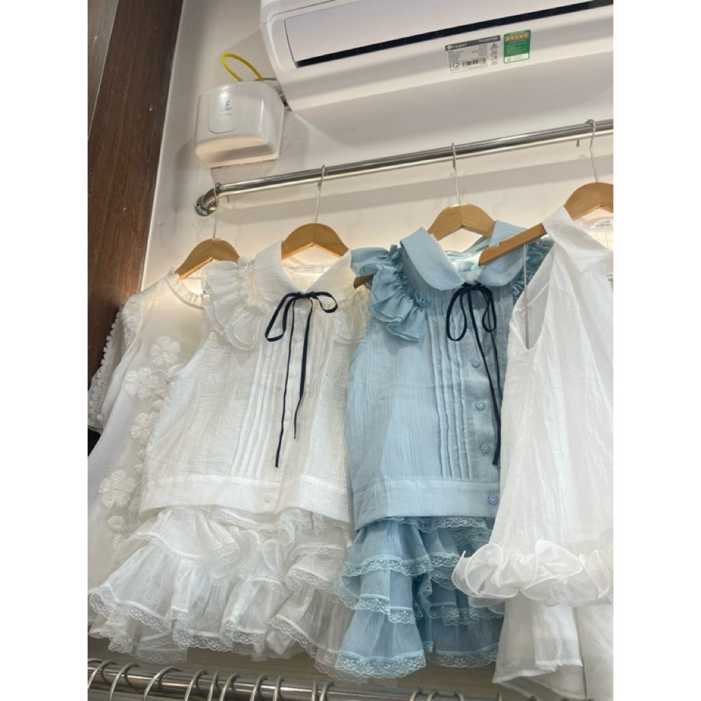 @Ssu.Studio// [SẴN] SHEBYND BỘ SET ÁO VÀ CHÂN VÁY BÈO TẦNG SIU XINH