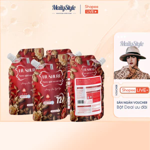 V05_COMBO Nước giặt xả cao cấp HUSHURE hương hoa ngọt ngào 1lit