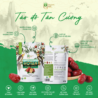 Táo đỏ Tân Cương hữu cơ Organic Life Dried Hotan Jujube