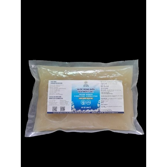 500GR GEL RONG BIỂN/ 500GR SEAMOSS GEL (TÚI/ PA - PE BAG) VỊ XOÁI/ MANGO