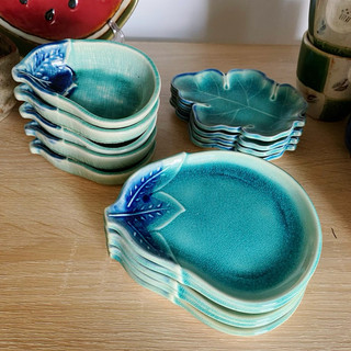 Chén Chấm/ Đĩa Cà Tím Men Kính - Gốm Nhật 2hand