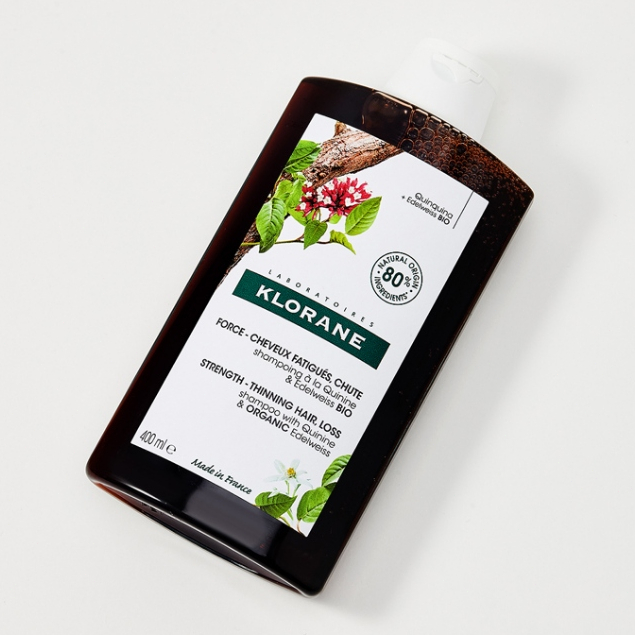 Dầu gội ngăn rụng tóc Klorane 400ml/SHAMPOO WITH QUININE AND B VITAMINS