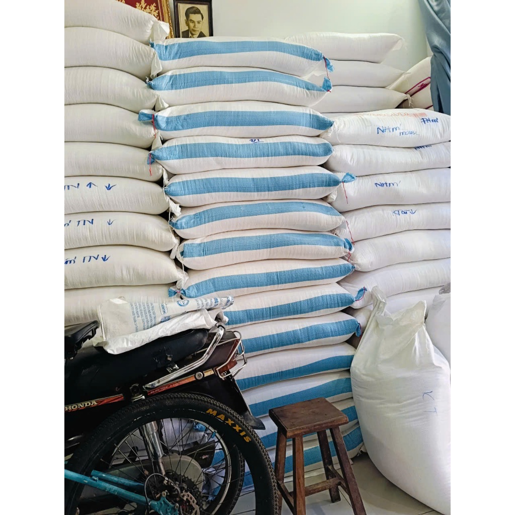 10kg - Đài Thơm 8 Cần Đước hạt gạo trắng đục - Lúa mới - Dẻo mềm thơm nhẹ - Không chất bảo quản, không tẩy trắng