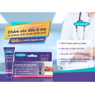 Kem dưỡng đầu Ti cho Mẹ HPA Lanolin Lansinoh 7gram/10ml