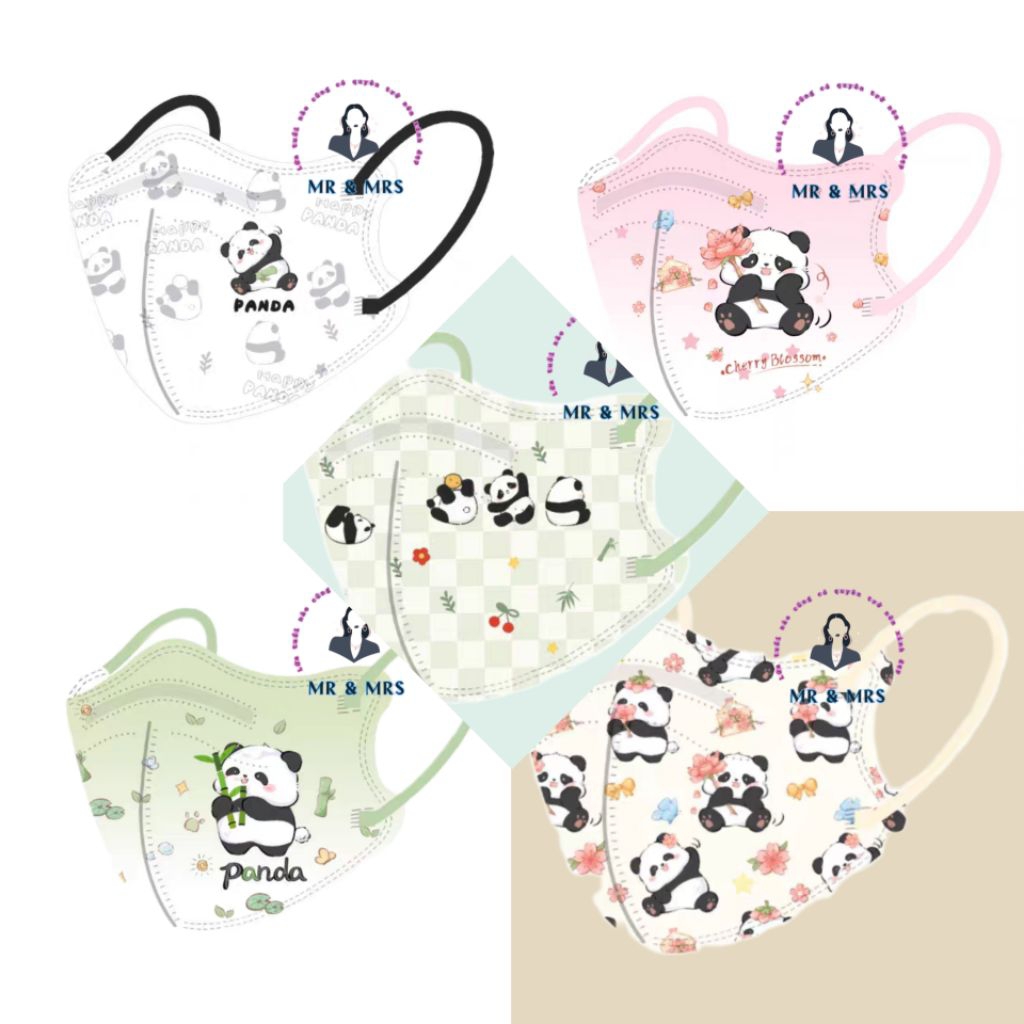 ( Set 10c/30c/50c ) Khẩu Trang KN95 Hoạt Hình Người Lớn