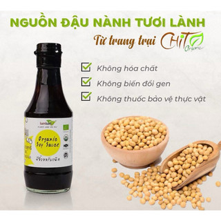 Nước tương đậu nành hữu cơ Lumlum Organic Soy Sauce 200ml