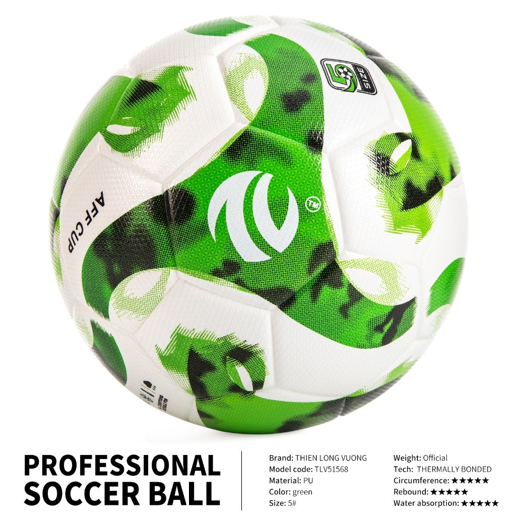 Quả Bóng Đá Da Cao Cấp Size 5, size 5 - Bóng Đá Da Đúc UEFA Champions League Cao Cấp - Tặng Kèm kim + lưới