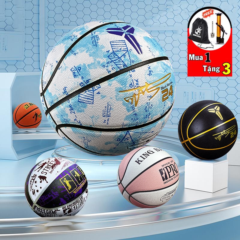 Quả Bóng Rổ Size 5 6 7 Chính Hãng King Ball Banh Bóng Rổ Cao Su Trẻ Em ...