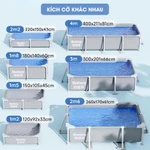 Bể Bơi Khung Kim Loại Cho Bé Chính Hãng KAW, Hồ Bơi Khung Kim Chịu Lực Tốt, Bể Bơi Gia Đình, Hồ Bơi — ảnh 2