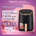 Nồi chiên không dầu 5L Nhập Khẩu Fujihome tự ngắt, Nồi chiên ko dầu cơ tự ngắt 5 lít chống dính cao cấp — ảnh 1