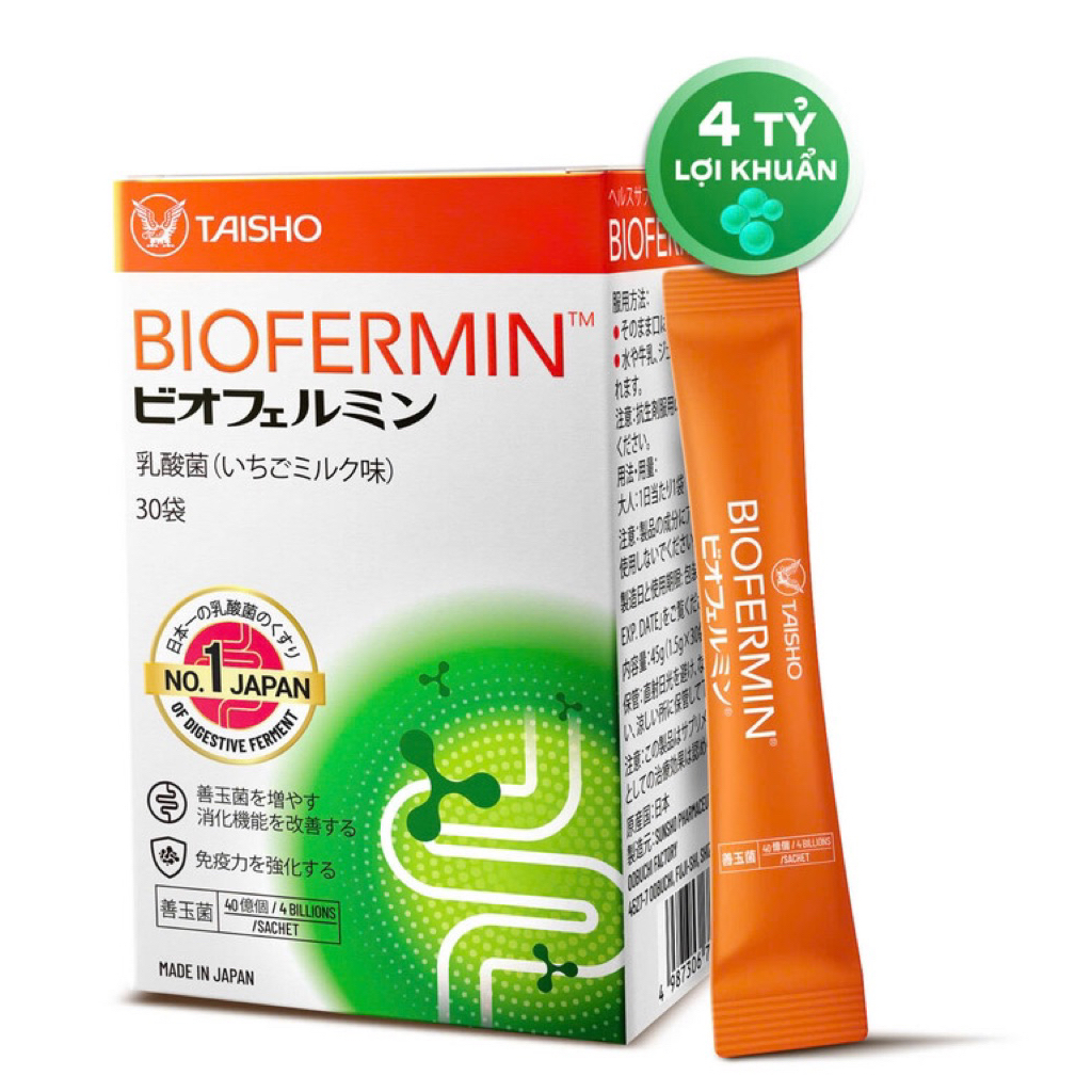 Biofermin - 30 gói x 1,5g - bổ sung lợi khuẩn đường ruột, cải thiện hệ ...